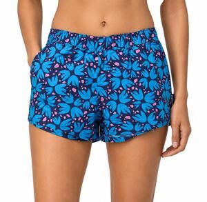 Patagonia Baggies Floral Shorts Blue Pink Small